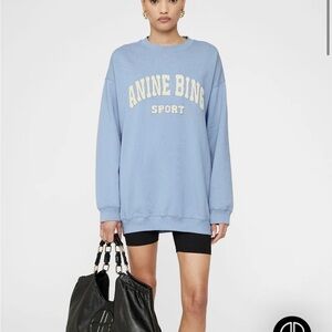 Anine Bing Sport Tyler Sweatshirt in Capri Blue